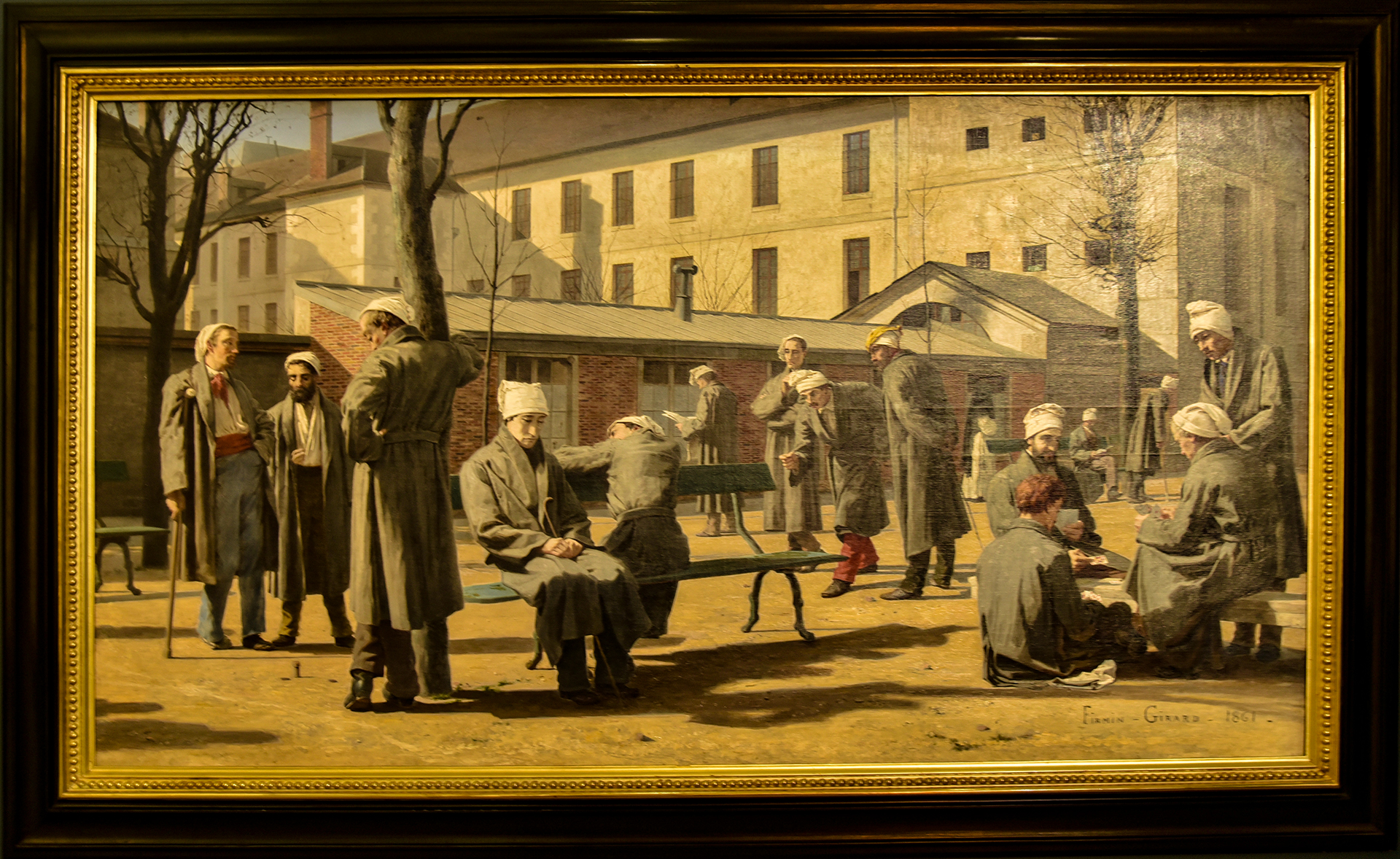 (Poncin, 1838 - Montluçon, 1921)
Les Convalescents, 1861