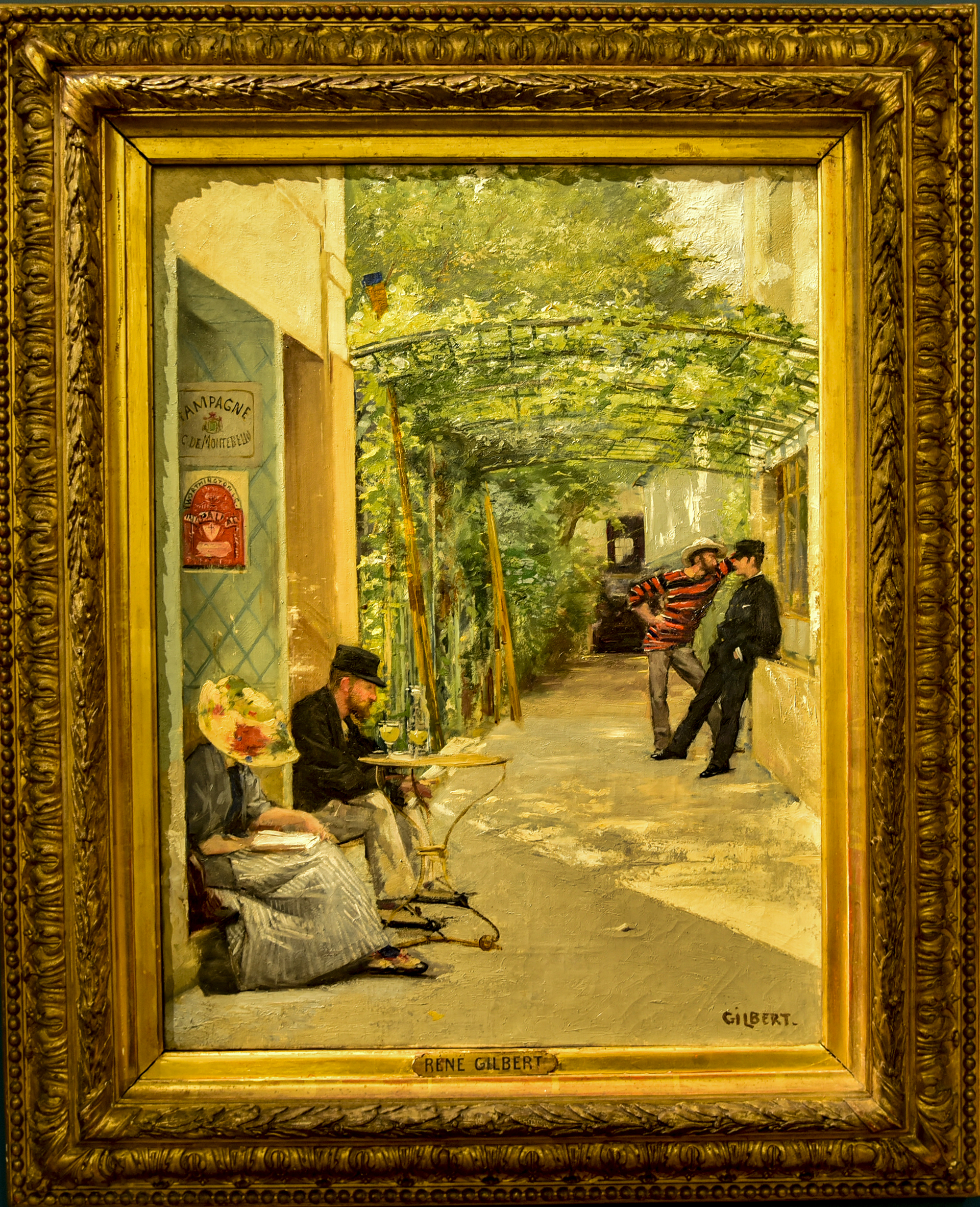 René Joseph Gilbert
(Paris, 1858 - 1914)
L'Hotel-Restaurant Fournaise