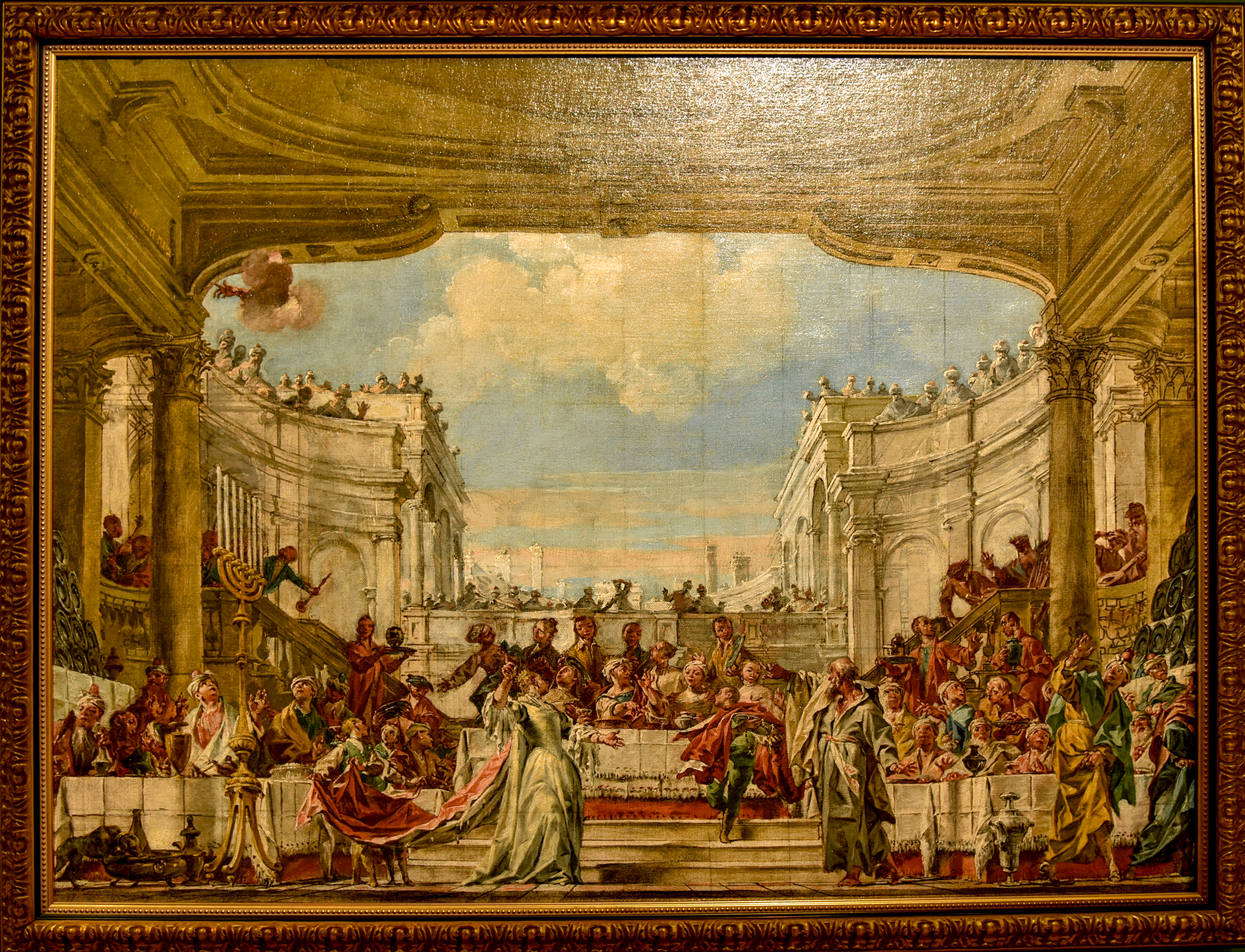 Giuseppe Barnaba Solieri dit Fra'Stefano da Carpi
(Carpi, 1710 - 1796)
Le Festin de Balthazar