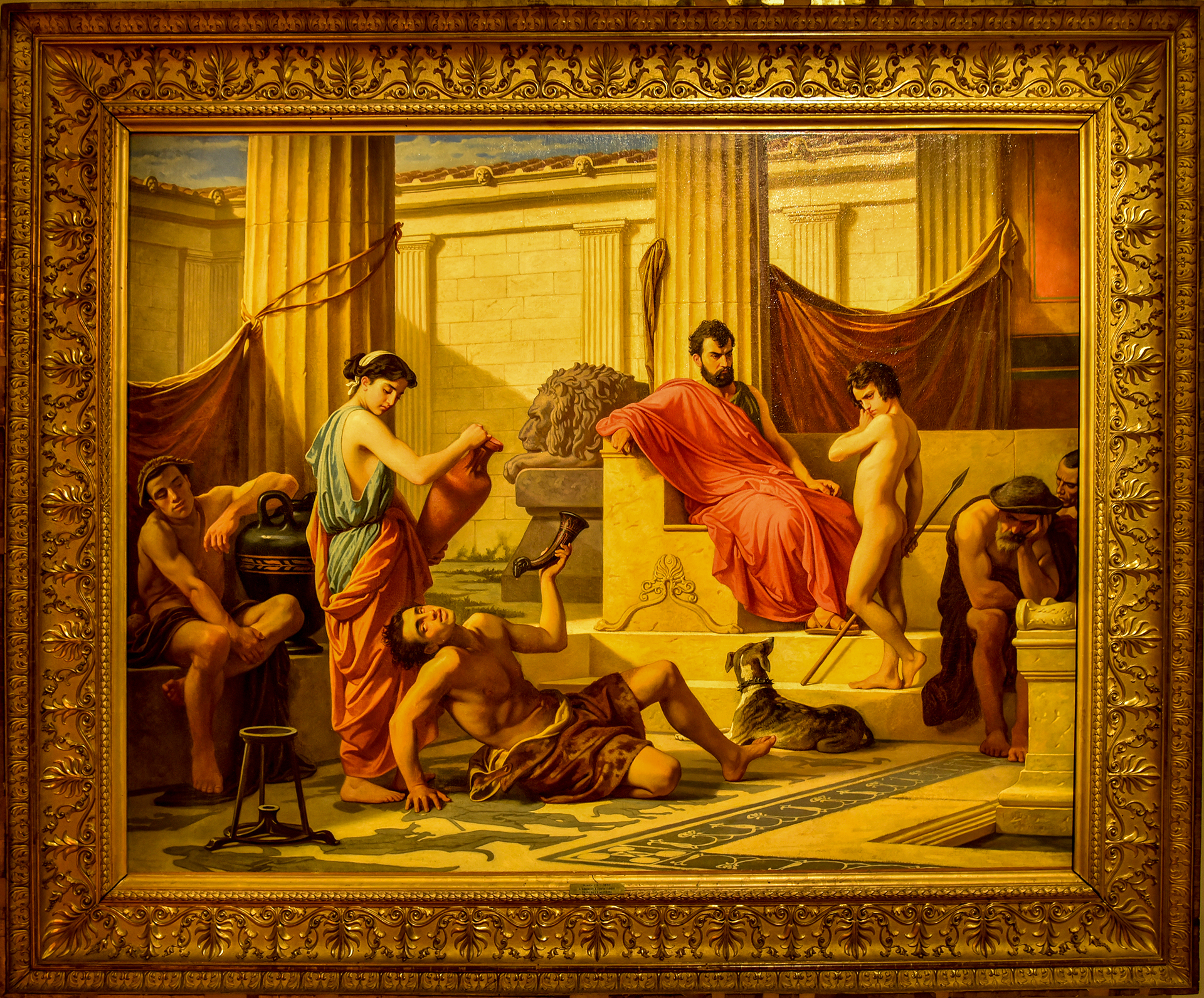 Luigi Mussini
(Berlin, 1813 - Sienne, 1888)
L'Education à la Sparte, 1869