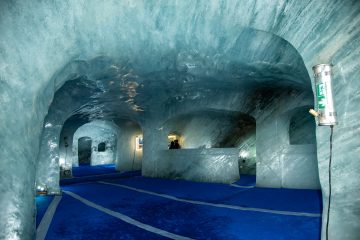 Le tunnel de glace