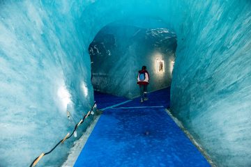 Le tunnel de glace
