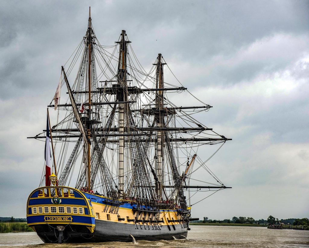 Hermione, départ vers le Grand Large