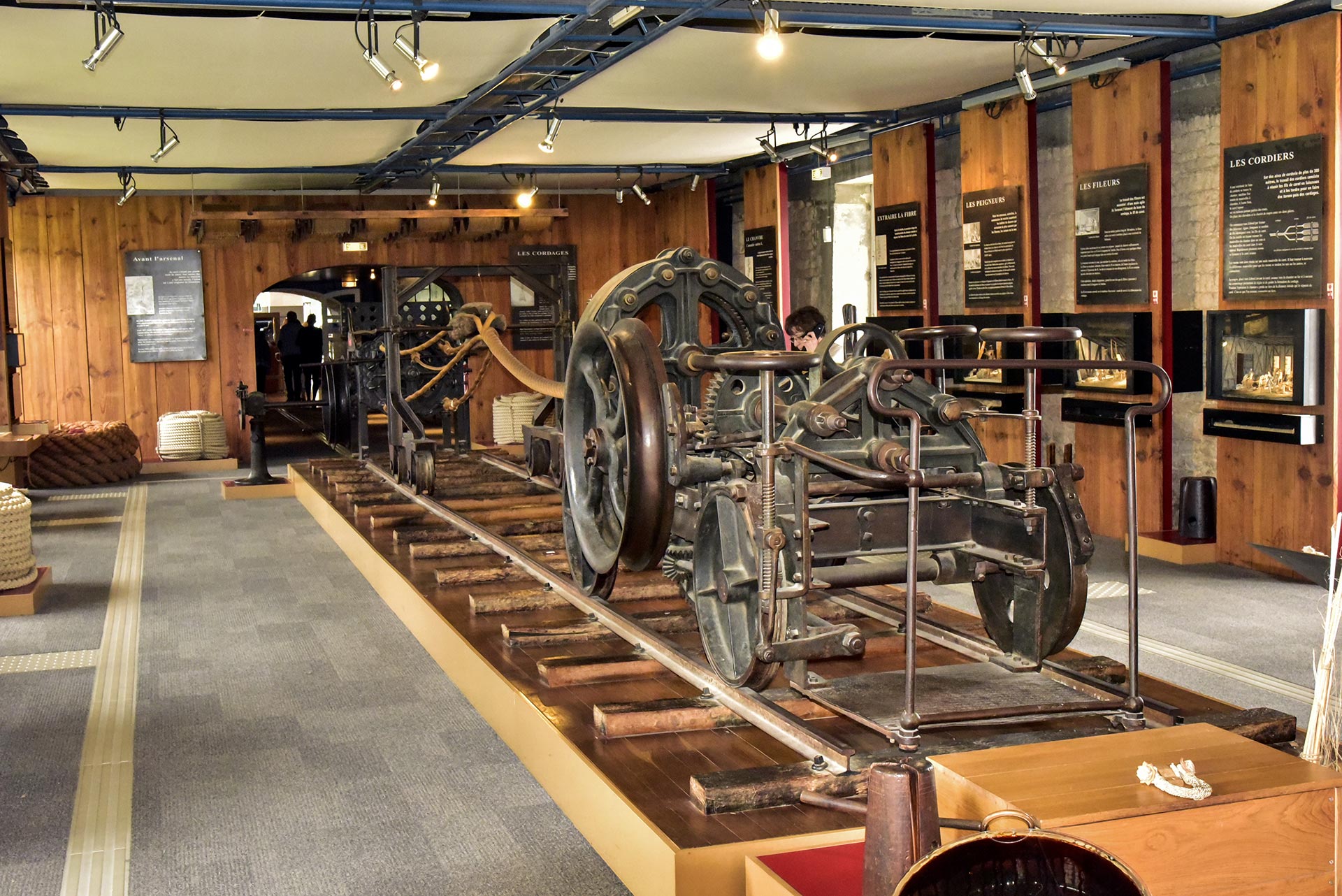 Machinerie de Fabrication des cordages